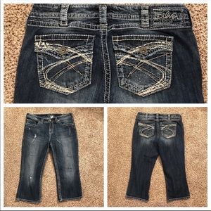 Silver Jeans Suki Surplus Capri size 14